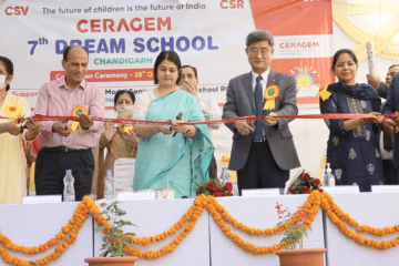 Ribbon Cutting Ceremony at Ceragem 7th Dream School