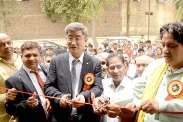 Ceragem 8th dream school ribbon cutting ceremony