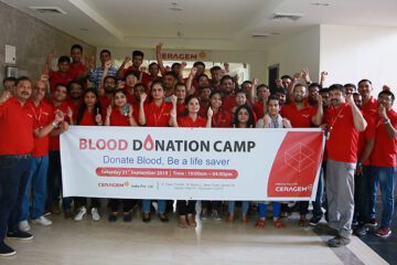 Blood Donation Camp Ceragem CSR Activity