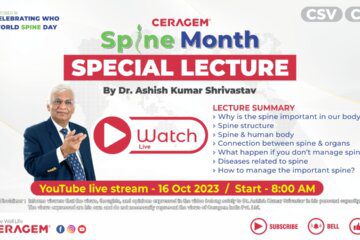 Ceragem Special Spine Lecture by Dr Ashish Kumar Shrivastav