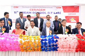 Ceragem India CEO, MDs, College Principal & Other Staff at 11th Dream School