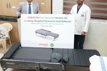 Ceragem has donated Master V4 to Army Hospital Research & Referral