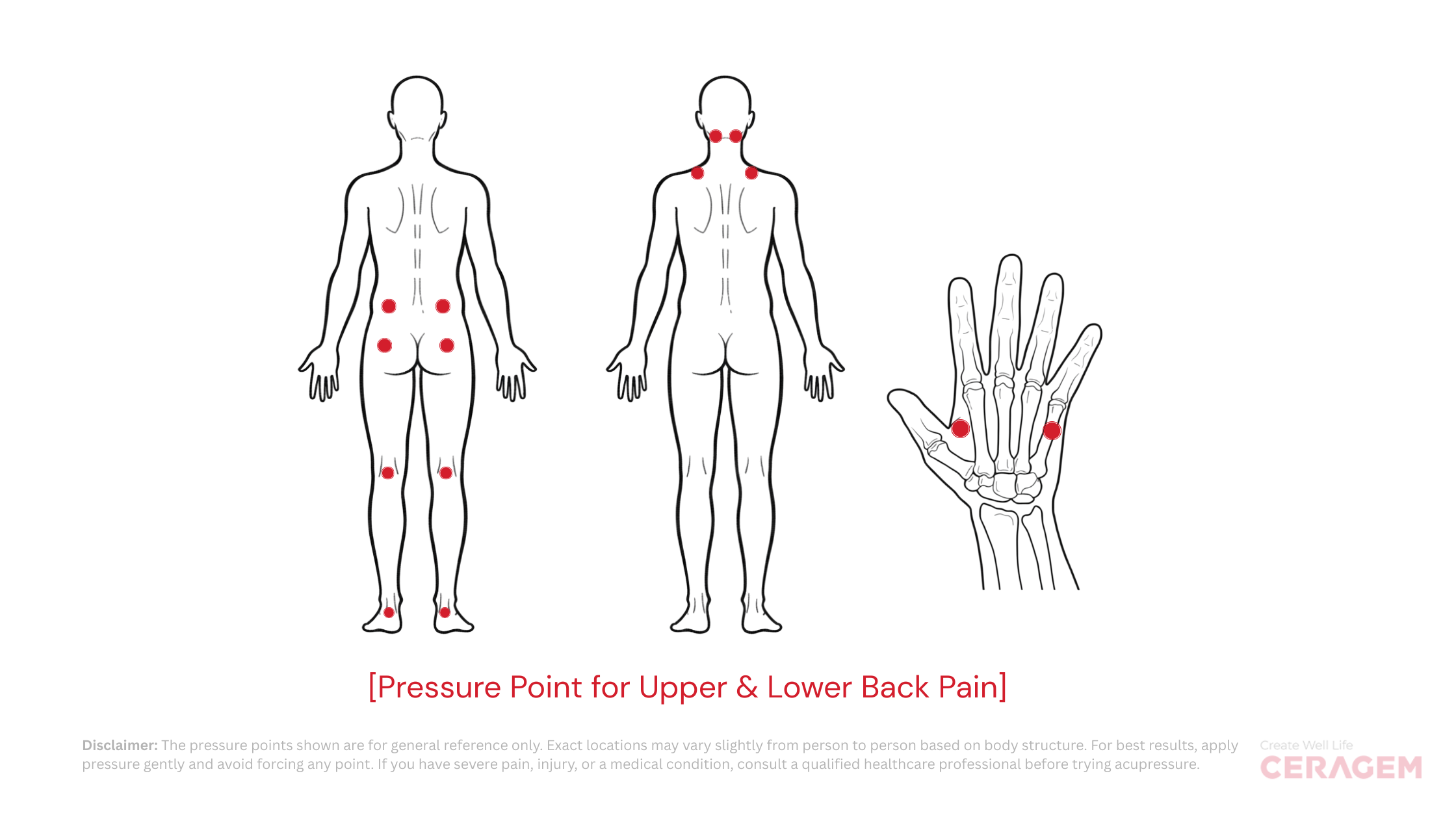 Acupressure Points for Back Pain Relief