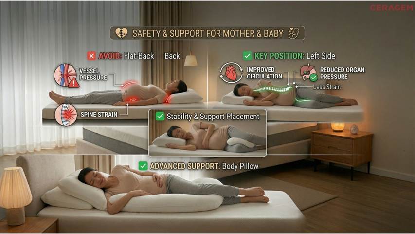 Sleeping Position for Back Pain during Pregnancy